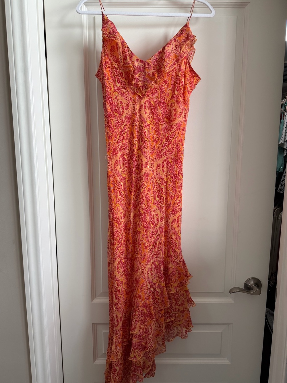 Vintage Y2k Pink-Orange Fairy Dress